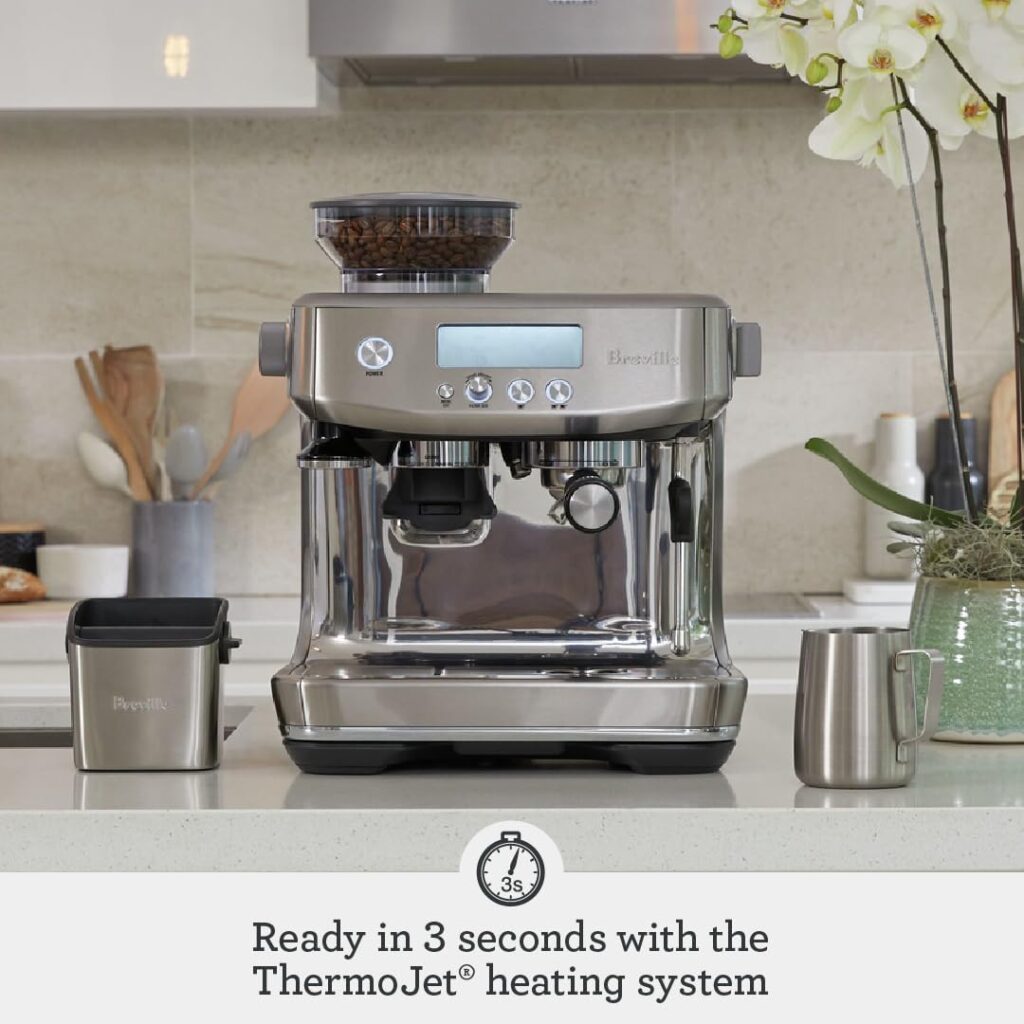 Breville Barista Pro Espresso Machine, 2 liters, Brushed Stainless Steel, BES878BSS