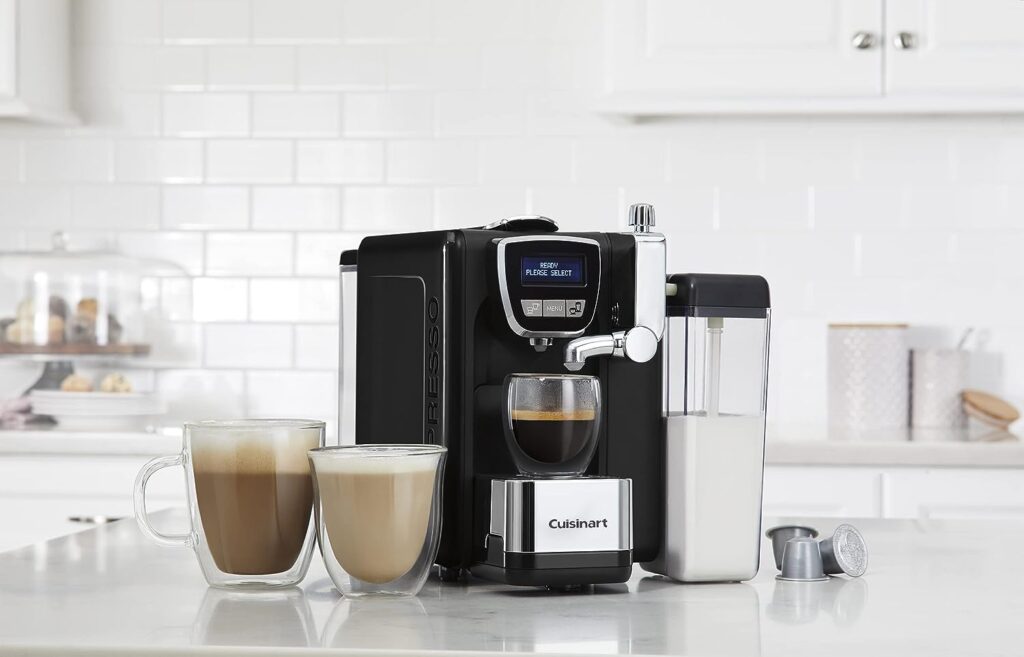 Cuisinart Espresso, Cappuccino  Latte Machine, Fully Programmable, Single  Double Serve, EM-25