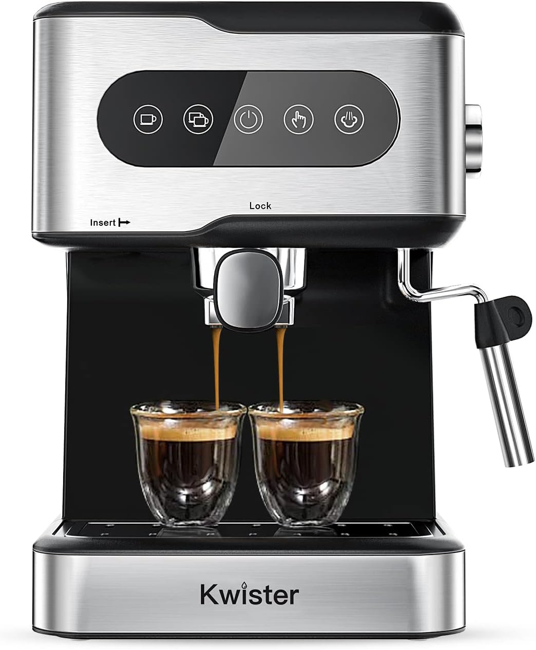 Kwister Espresso Machine 20 Bar Espresso Coffee Maker Cappuccino Machine Review